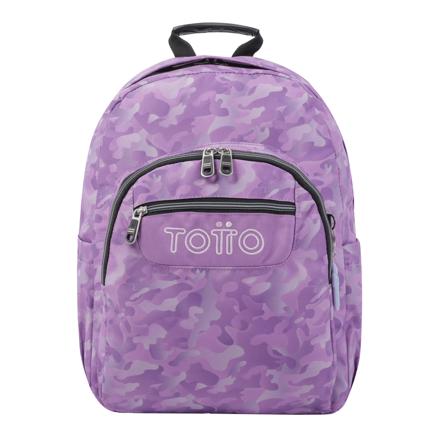 Mochila escolar camuflaje rosa - Acuarela